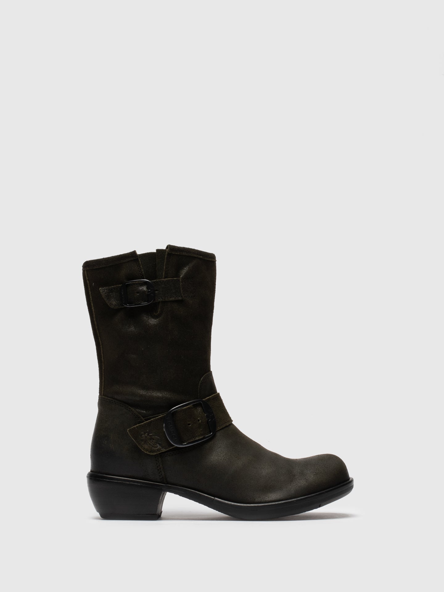 Fly London Brown Zip Up Boots